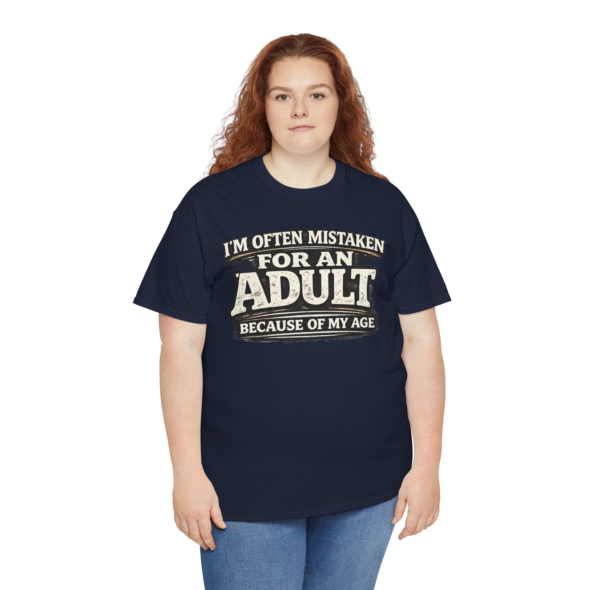 I'm Often Mistaken for an Adult Tee — Funny Age Joke Graphic T-Shirt
