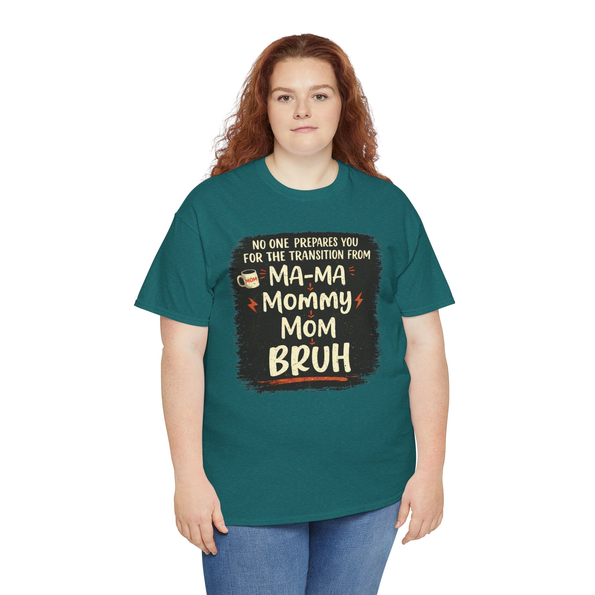Mommy Mom Bruh T‑Shirt — Funny New Mom Transition Tee