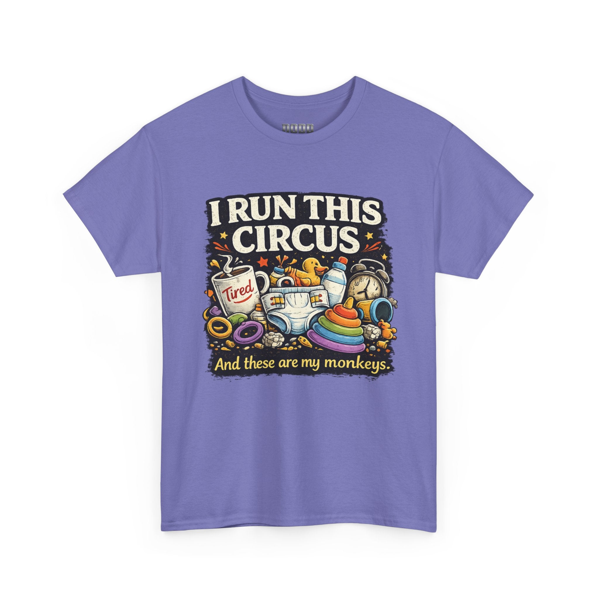I Run This Circus T-Shirt — Funny Mom/Teacher Humor Tee ("And these are my monkeys")