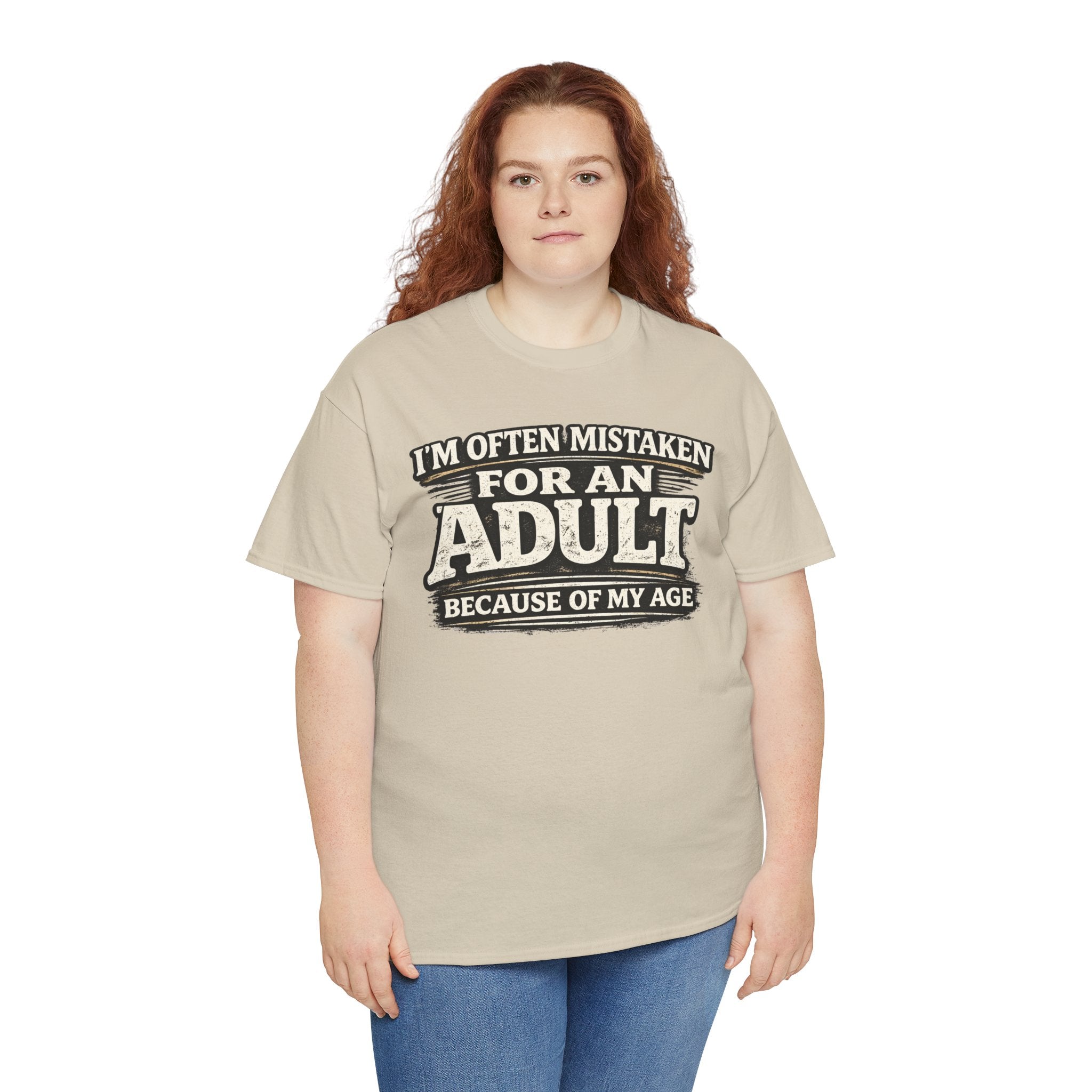 I'm Often Mistaken for an Adult Tee — Funny Age Joke Graphic T-Shirt