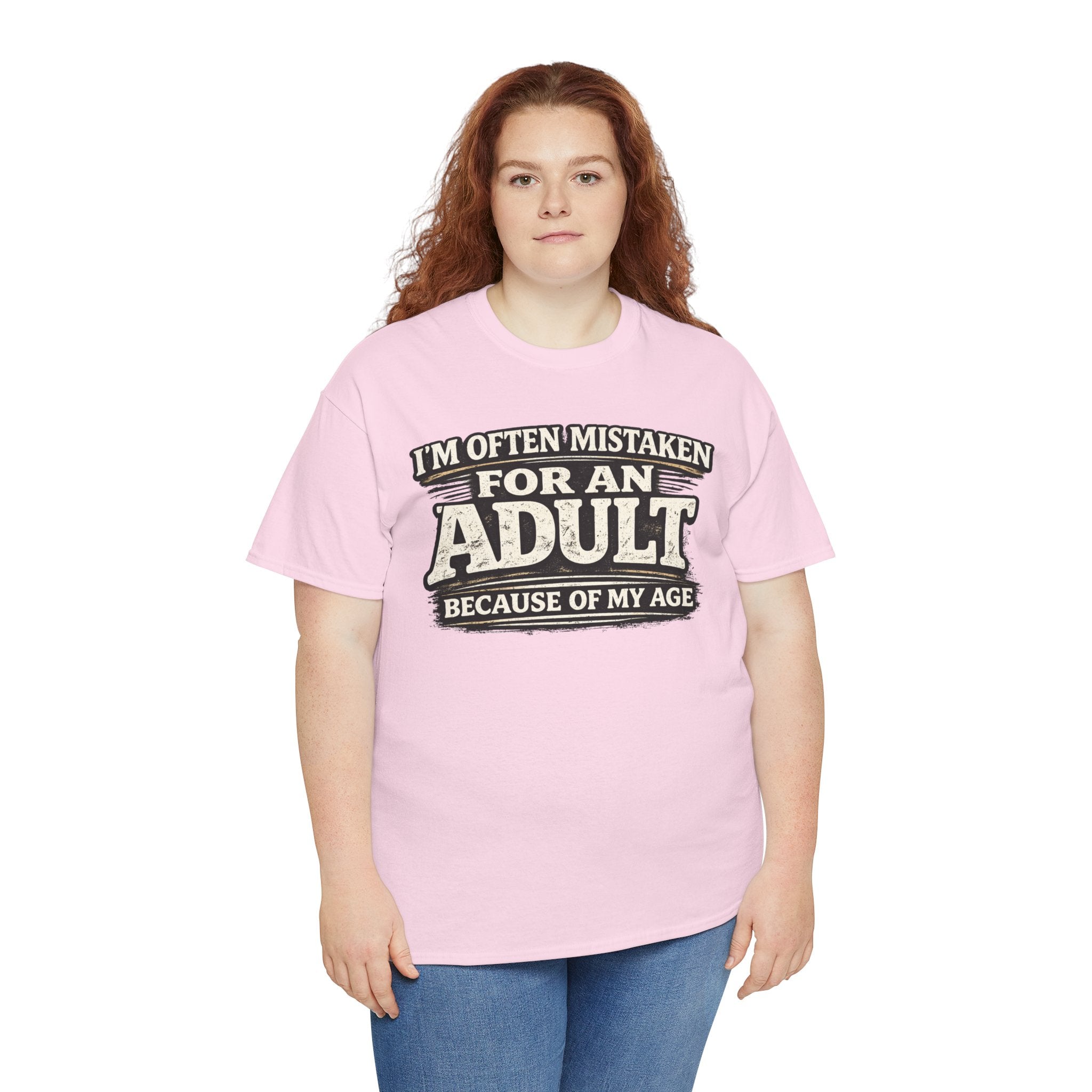 I'm Often Mistaken for an Adult Tee — Funny Age Joke Graphic T-Shirt