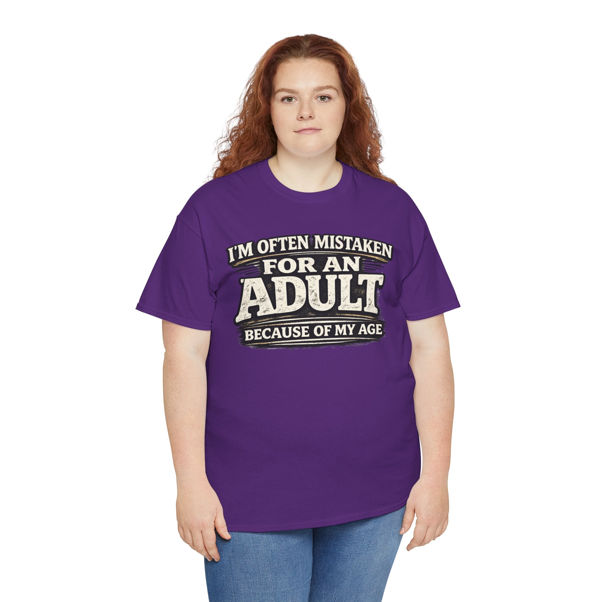 I'm Often Mistaken for an Adult Tee — Funny Age Joke Graphic T-Shirt