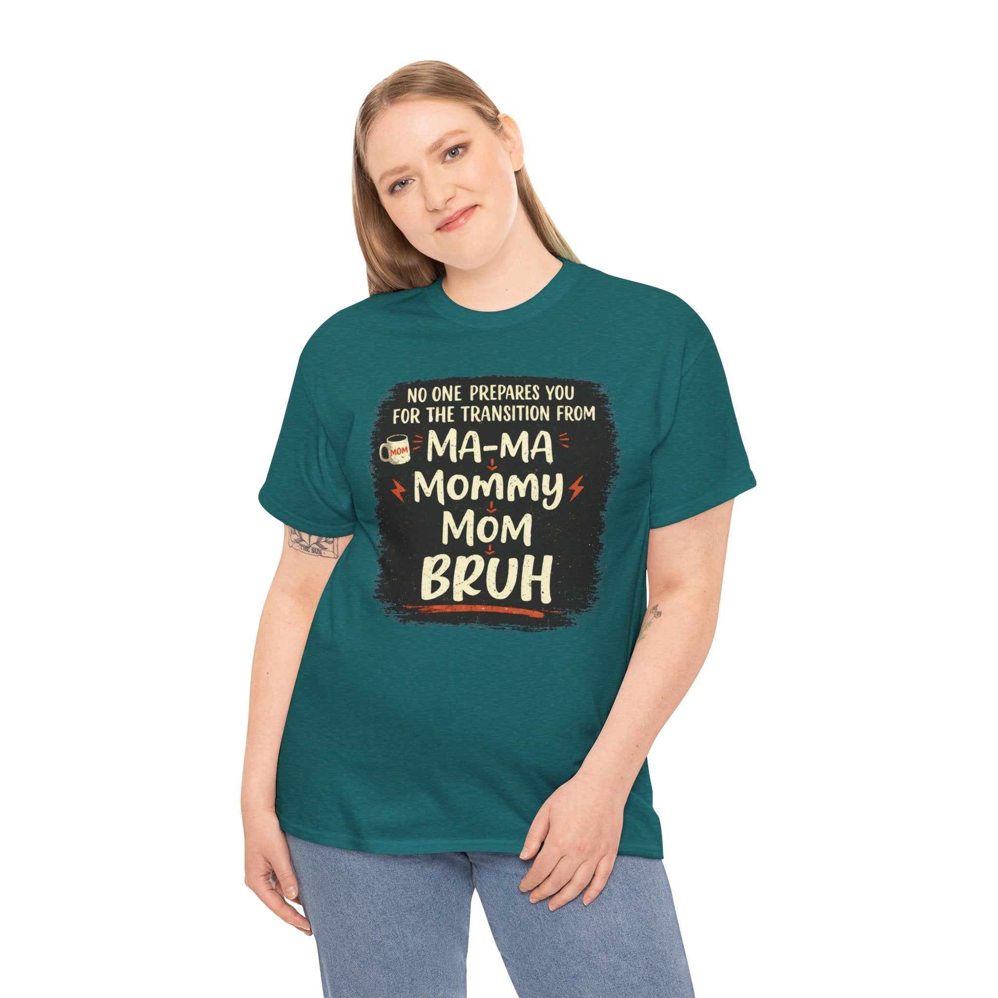 Mommy Mom Bruh T‑Shirt — Funny New Mom Transition Tee