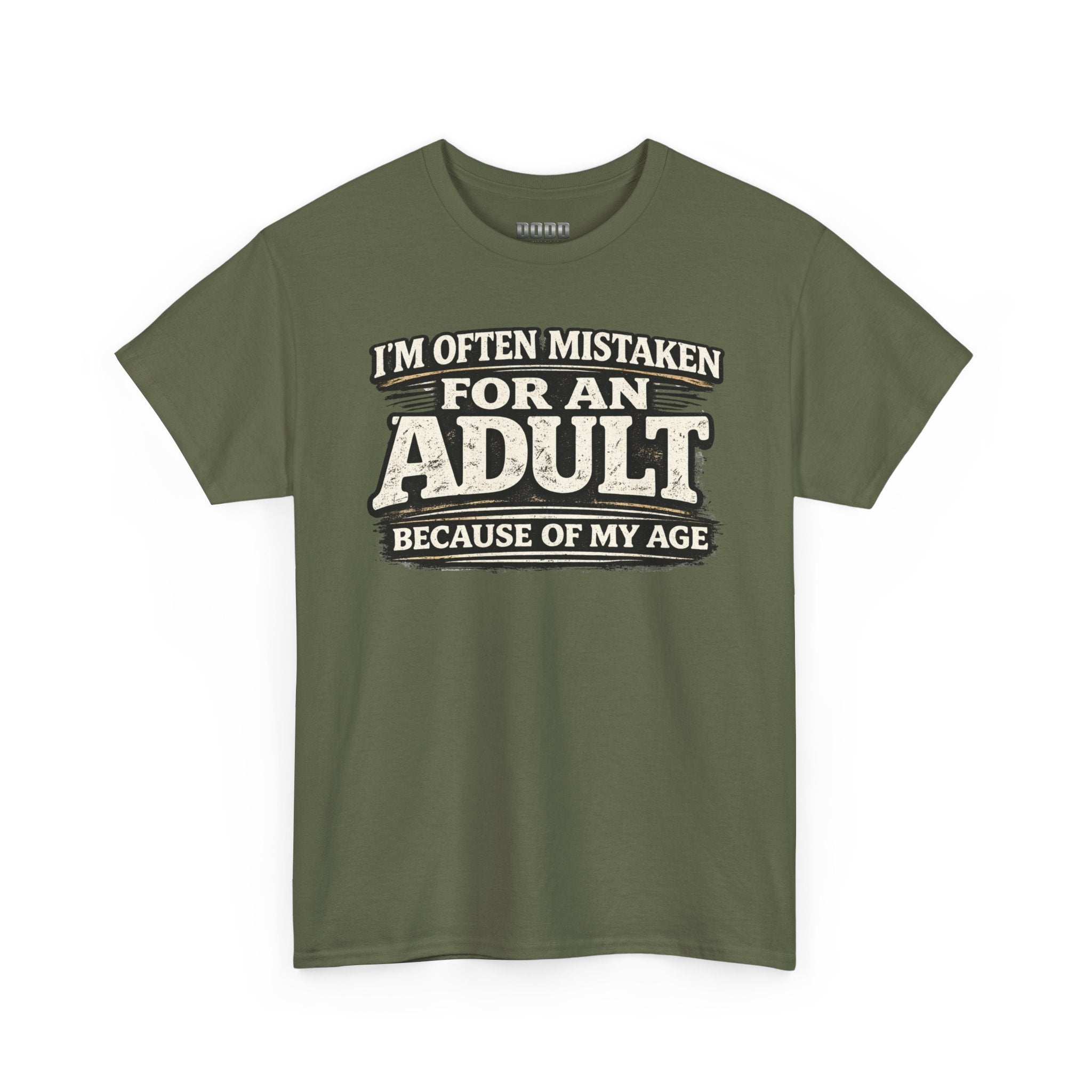 I'm Often Mistaken for an Adult Tee — Funny Age Joke Graphic T-Shirt