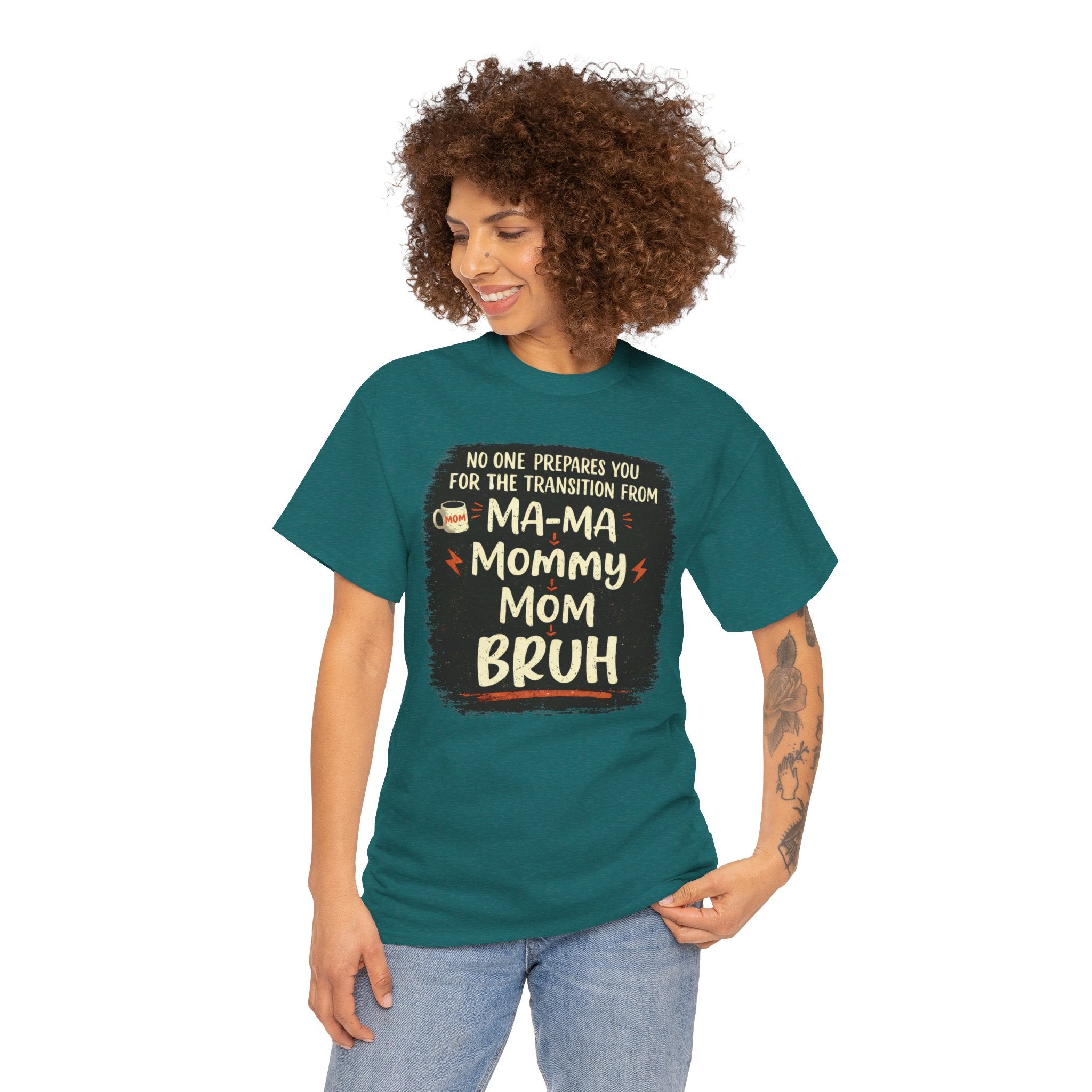 Mommy Mom Bruh T‑Shirt — Funny New Mom Transition Tee