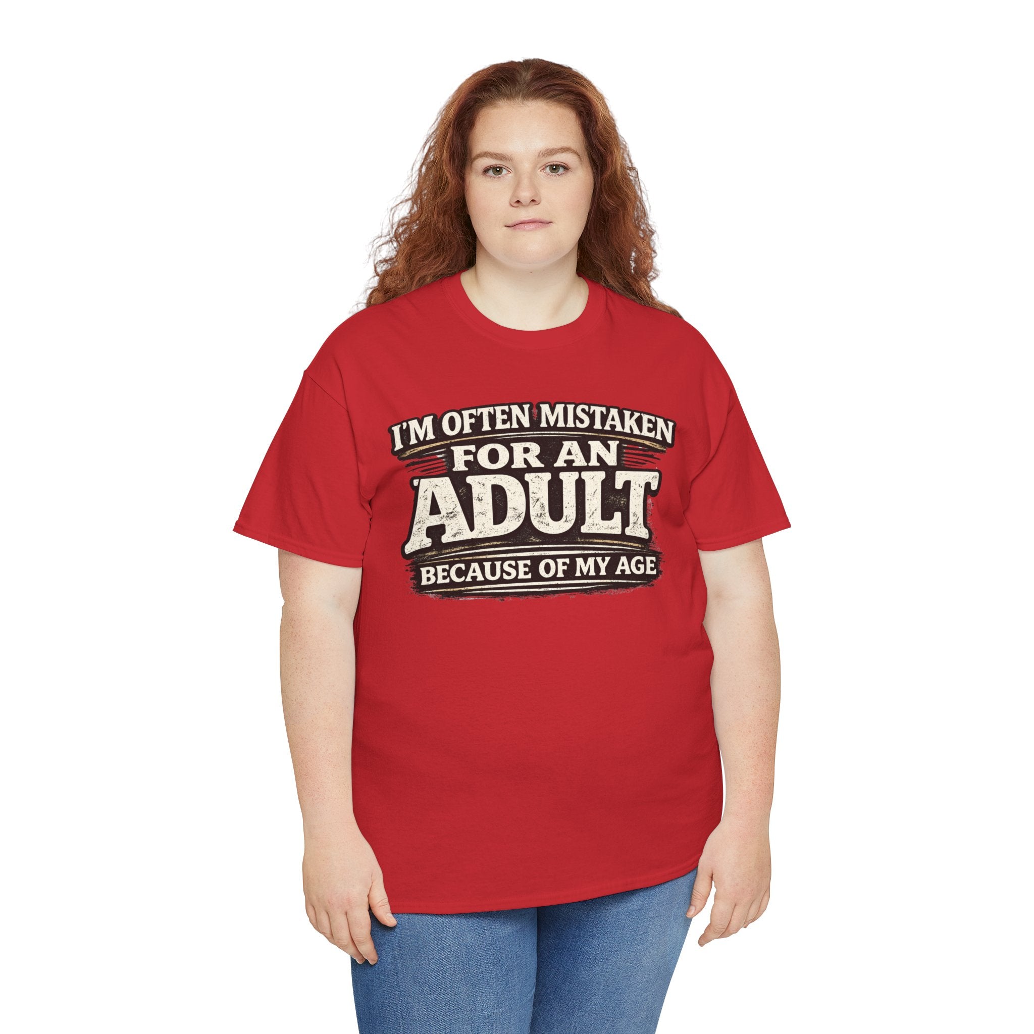 I'm Often Mistaken for an Adult Tee — Funny Age Joke Graphic T-Shirt