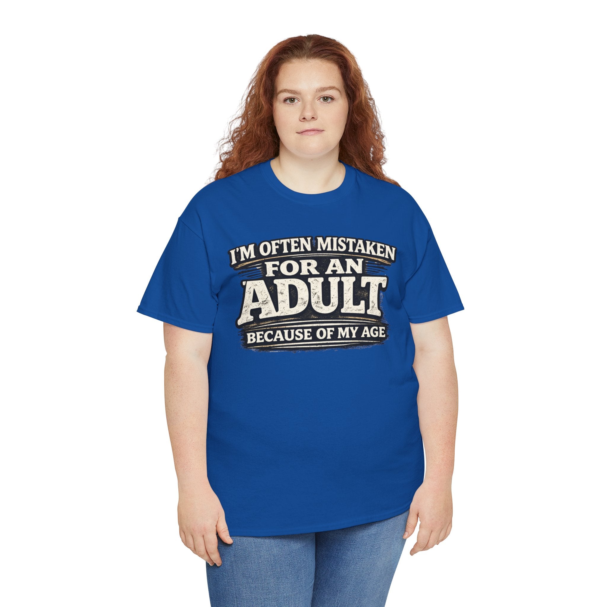 I'm Often Mistaken for an Adult Tee — Funny Age Joke Graphic T-Shirt