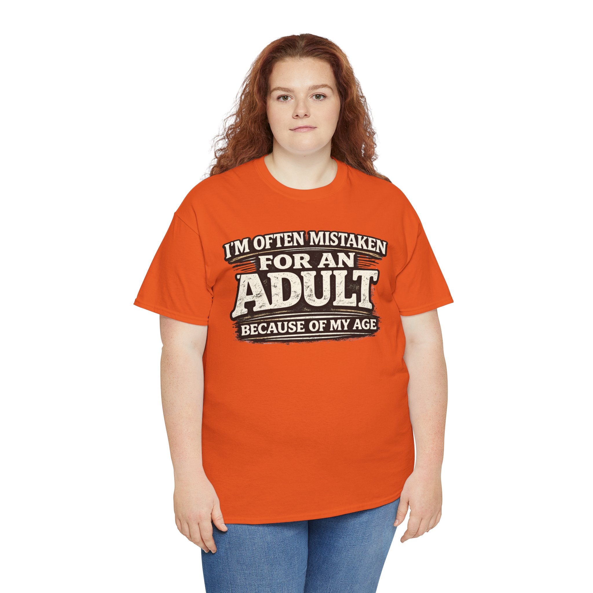 I'm Often Mistaken for an Adult Tee — Funny Age Joke Graphic T-Shirt